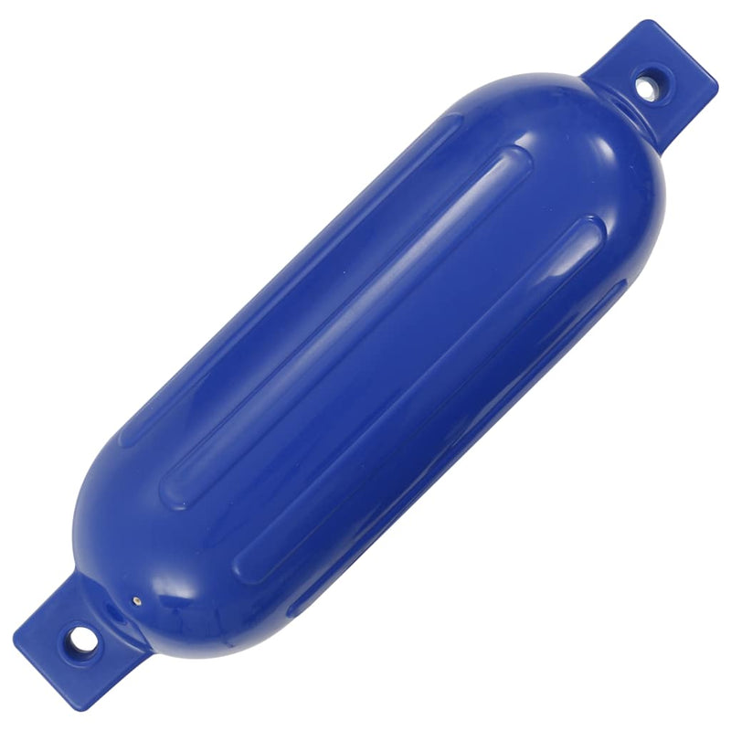 Bară de protecție barcă, 4 buc., albastru, Ø 14x50 cm, PVC
