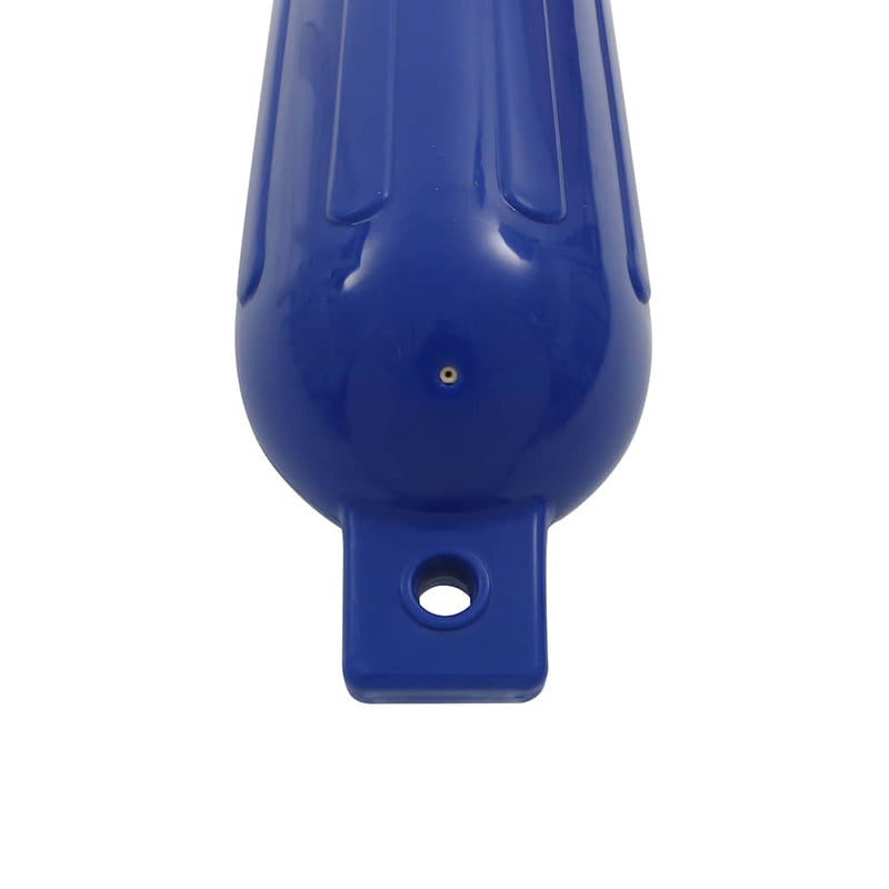 Bară de protecție barcă, 4 buc., albastru, Ø 14x50 cm, PVC
