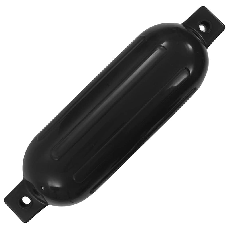 Bară de protecție barcă, 4 buc., negru, Ø 14x50 cm, PVC