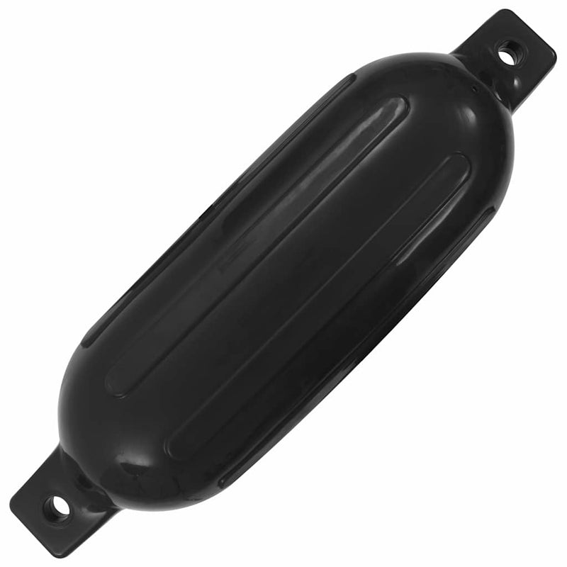 Bară de protecție barcă, 4 buc., negru, Ø 16x58 cm, PVC