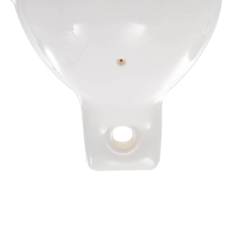 Bară de protecție barcă, 4 buc., alb, Ø 16x58 cm, PVC