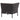 Set mobilier de grădină cu perne, 6 piese, negru, poliratan