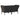 Set mobilier de grădină cu perne, 6 piese, negru, poliratan