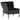 Set mobilier de grădină cu perne, 6 piese, negru, poliratan