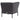 Set mobilier de grădină cu perne, 3 piese, negru, poliratan