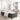 Cadru pat continental, gri, 100x200 cm, material textil