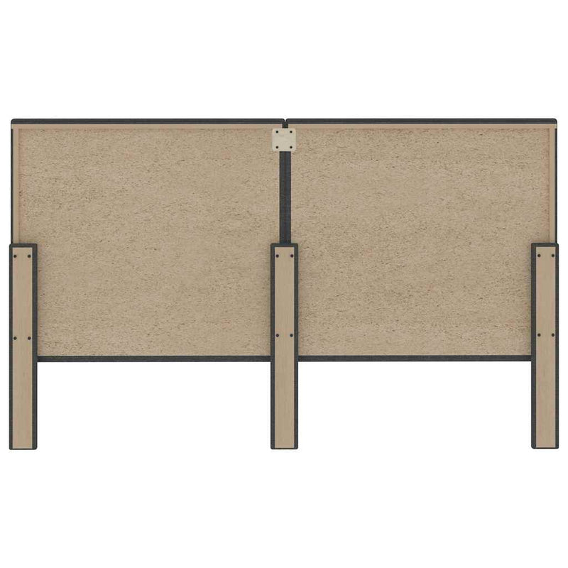 Tăblie capitonată, gri închis, 160 x 200 cm, material textil