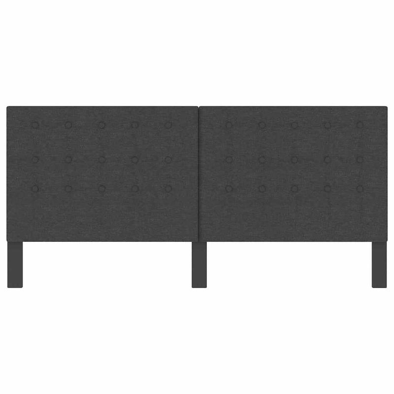 Tăblie capitonată, gri închis, 200 x 200 cm, material textil