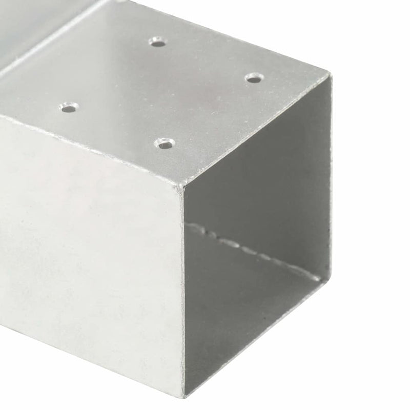 Conectori de grindă, formă L, 4 buc, 91x91 mm, metal galvanizat