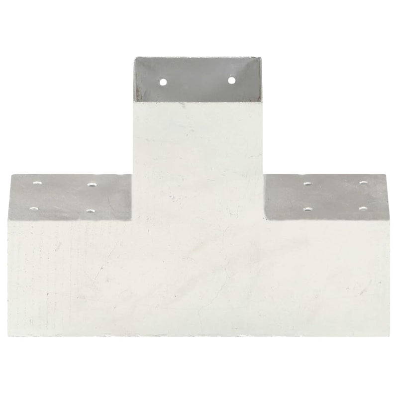 Conectori grindă, formă X, 4 buc, 101x101 mm, metal galvanizat