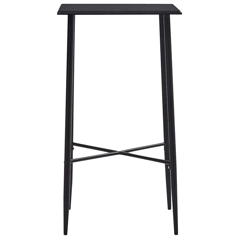 Set de bar, 3 piese, gri închis, material textil