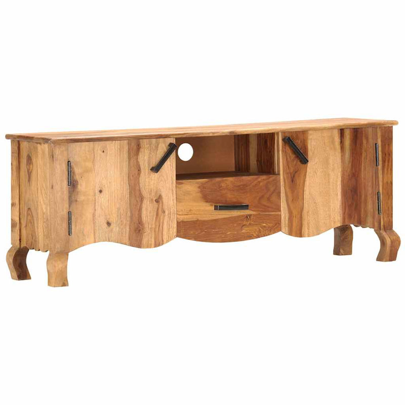 Dulap TV, 115x30x42 cm, lemn masiv