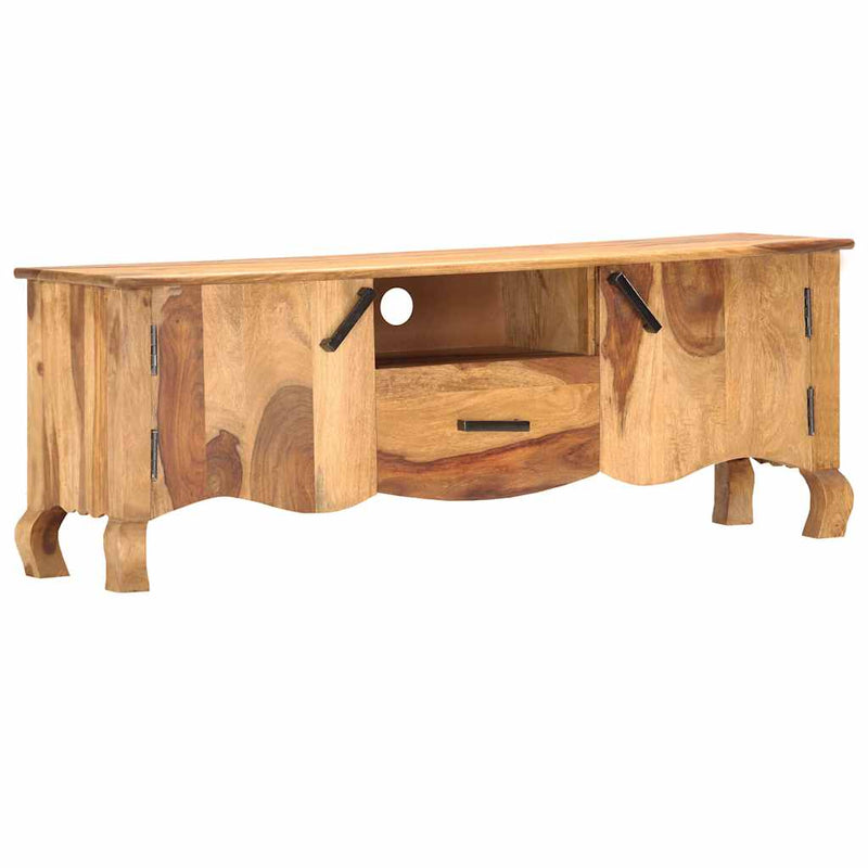 Dulap TV, 115x30x42 cm, lemn masiv