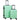 Set de valize cu carcasă rigidă, 2 piese, verde mentă, ABS