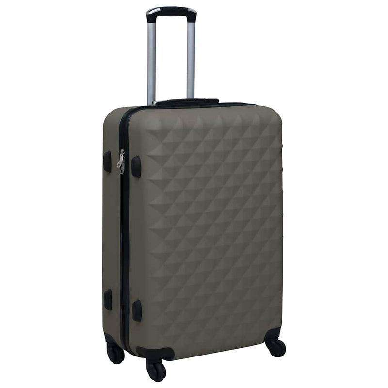 Set de valize cu carcasă rigidă, 2 piese, antracit, ABS