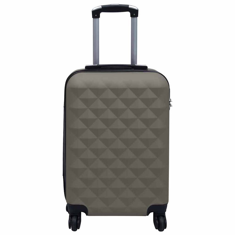 Set de valize cu carcasă rigidă, 2 piese, antracit, ABS
