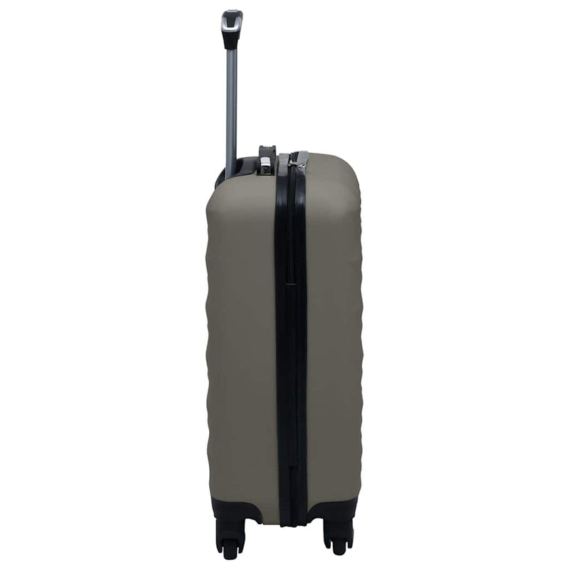 Set de valize cu carcasă rigidă, 2 piese, antracit, ABS