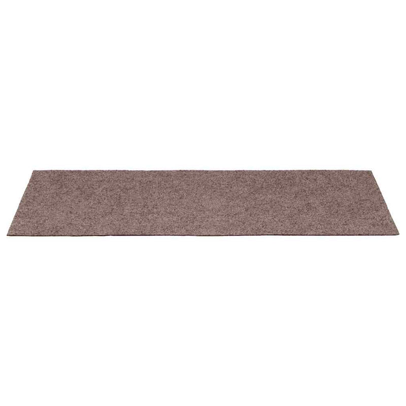Covorașe autoadezive pentru scări, 15 buc., 65x21x4 cm, margini dreptunghiulare, maro deschis