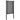 Poartă de gard grădină, antracit, 1 x 2,25 m, oțel