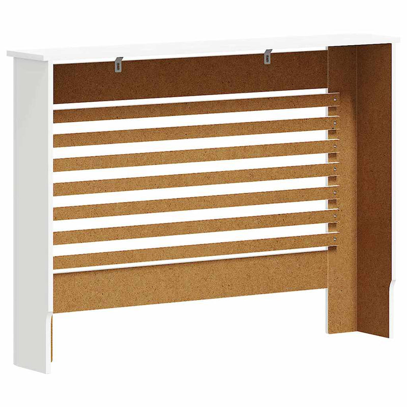 Măști de calorifer, 2 buc., alb, 112 x 19 x 81,5 cm, MDF