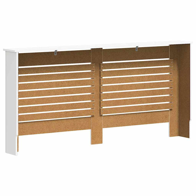 Măști de calorifer, 2 buc., alb, 172 x 19 x 81,5 cm, MDF