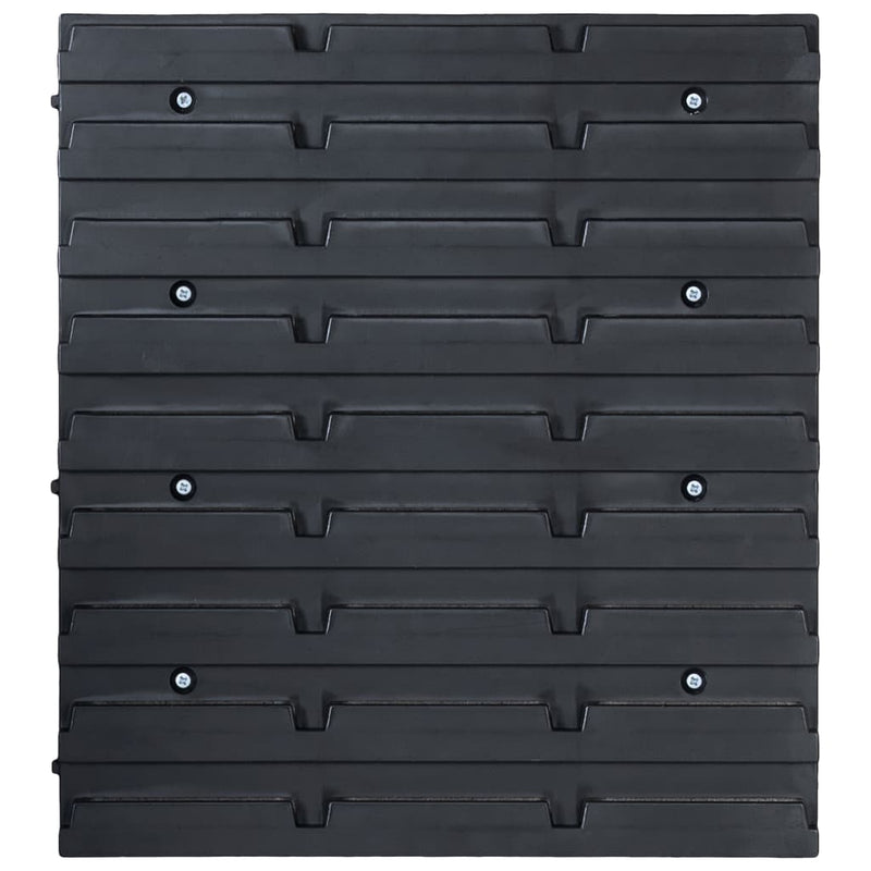 Set cutii depozitare 32 piese cu panouri de perete, roșu&negru