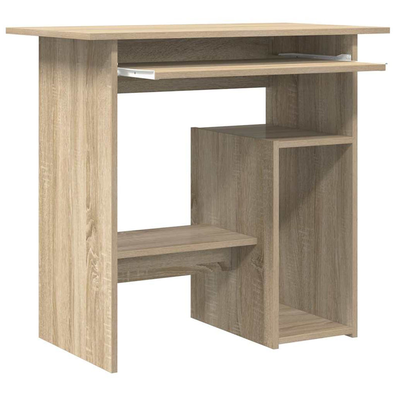 Birou, stejar sonoma, 80x45x74 cm, lemn prelucrat