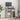 Birou, gri beton, 80x45x74 cm, lemn prelucrat