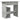 Birou, gri beton, 80x45x74 cm, lemn prelucrat
