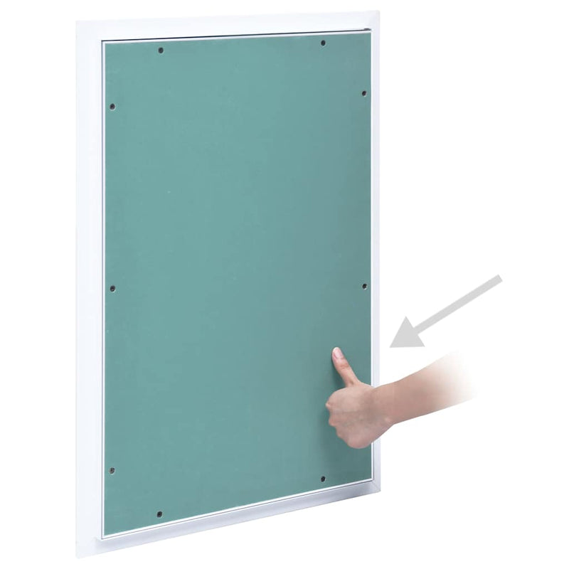 Trapă de acces din gips-carton, cadru de aluminiu, 300 x 600 mm