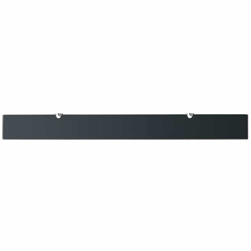 Rafturi suspendate, 2 buc., 100 x 10 cm, sticlă, 8 mm