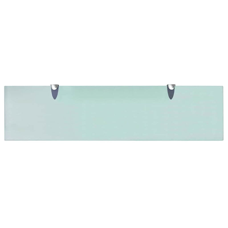 Rafturi suspendate, 2 buc., 80 x 20 cm, sticlă, 8 mm