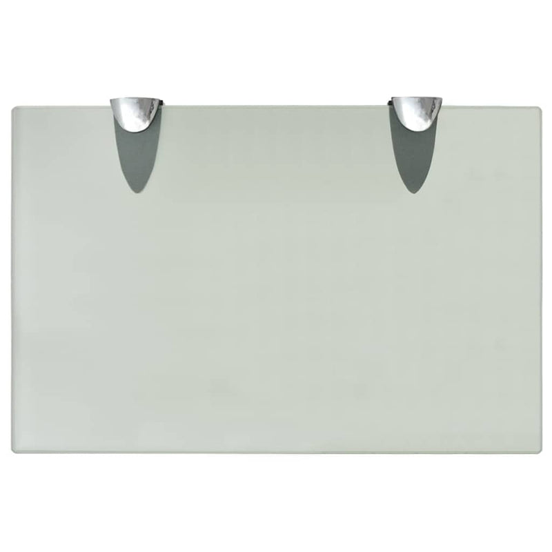 Rafturi suspendate, 2 buc., 30 x 20 cm, sticlă, 8 mm