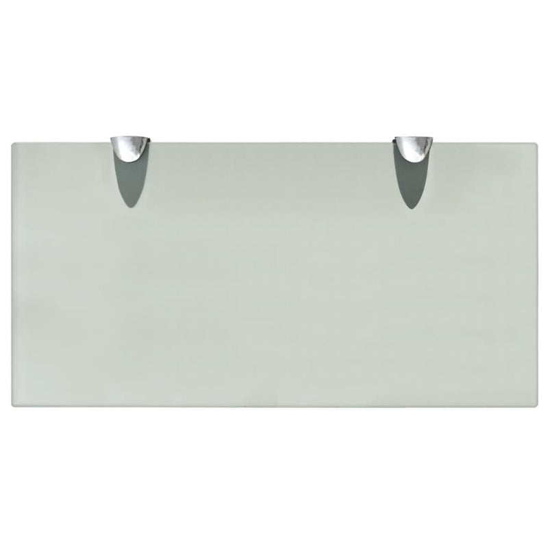 Rafturi suspendate, 2 buc., 40 x 20 cm, sticlă, 8 mm
