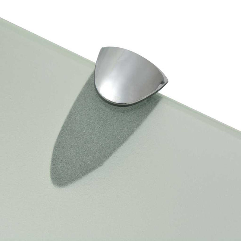 Rafturi suspendate, 2 buc., 40 x 20 cm, sticlă, 8 mm