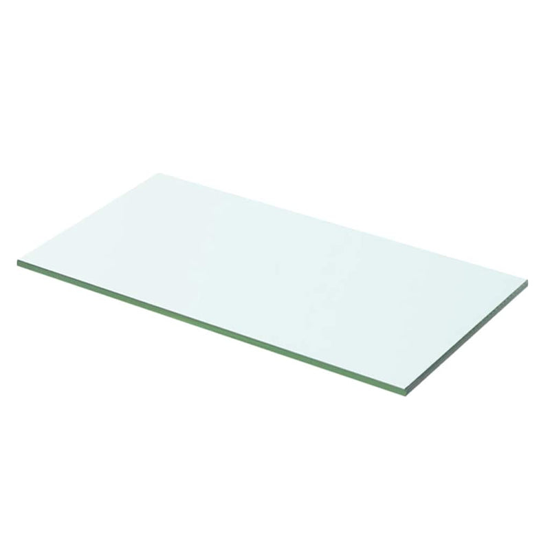 Rafturi, 2 buc., 50 x 20 cm, panouri sticlă transparentă