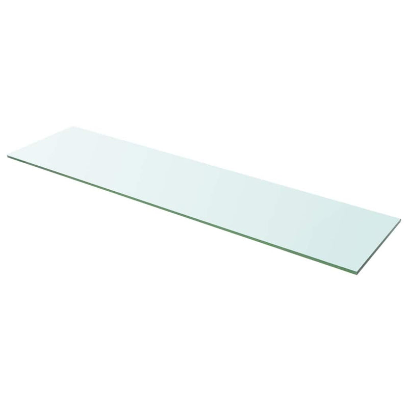 Rafturi, 2 buc., 100 x 25 cm, panouri sticlă transparentă