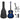Set chitară clasică începători, 12 piese, albastru, 4/4 39"