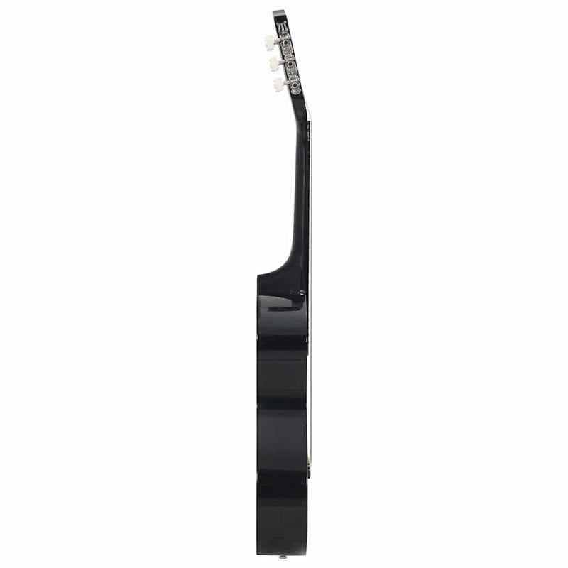 Chitară clasică pentru începători și copii, negru, 3/4 36"