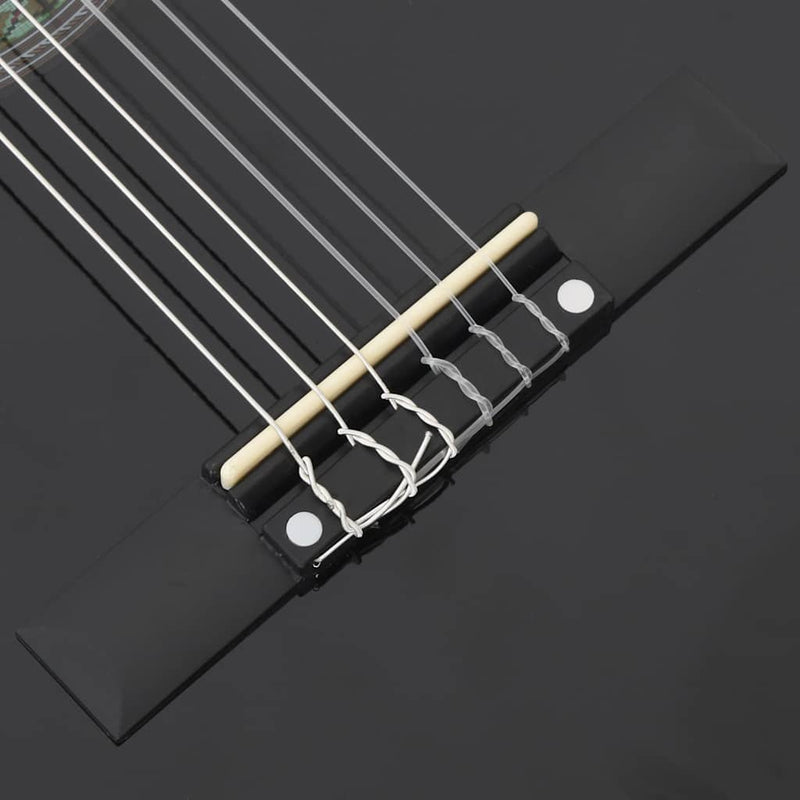 Chitară clasică pentru începători și copii, negru, 3/4 36"