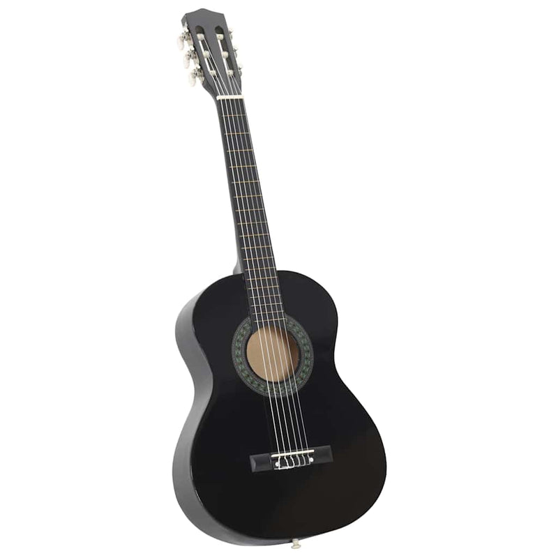 Chitară clasică pentru începători și copii, negru, 1/2 34"
