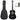 Set de chitară clasică începători, 8 piese, negru, 1/2 34"