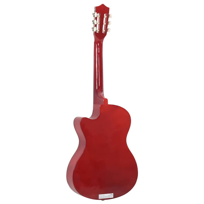 Chitară acustică occidentală, cu 6 corzi, 38", lemn de tei