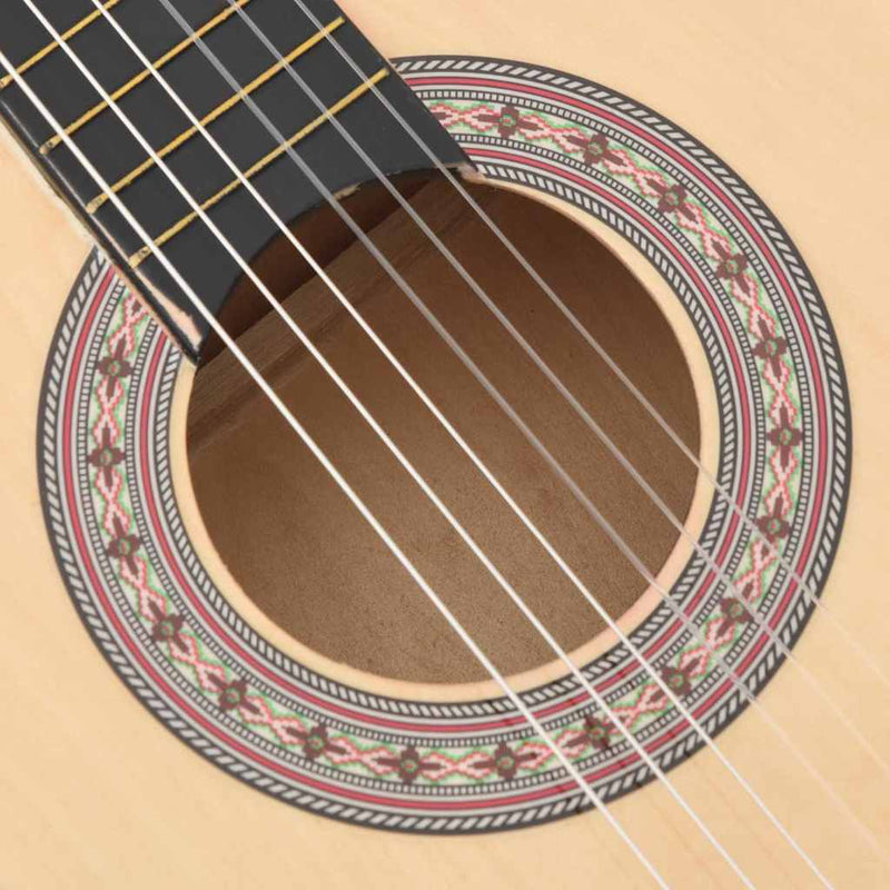 Chitară acustică occidentală, cu 6 corzi, 38", lemn de tei