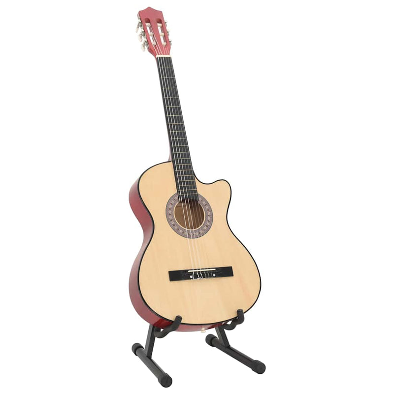 Set chitară acustică occidentală 12 piese, cu 6 corzi, 38"
