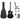 Set chitară clasică occidentală 12 piese 6 corzi negru 38"