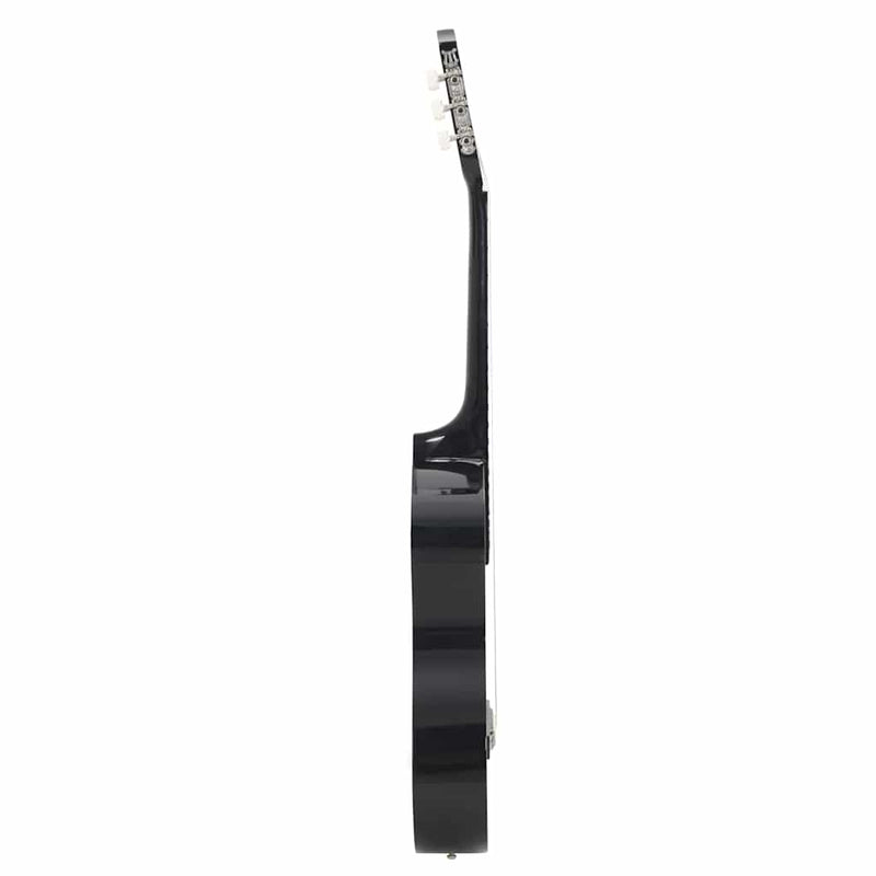 Set chitară clasică occidentală 12 piese 6 corzi negru 38"