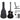 Set chitară acustică cu egalizator, 12 piese, 6 corzi, negru