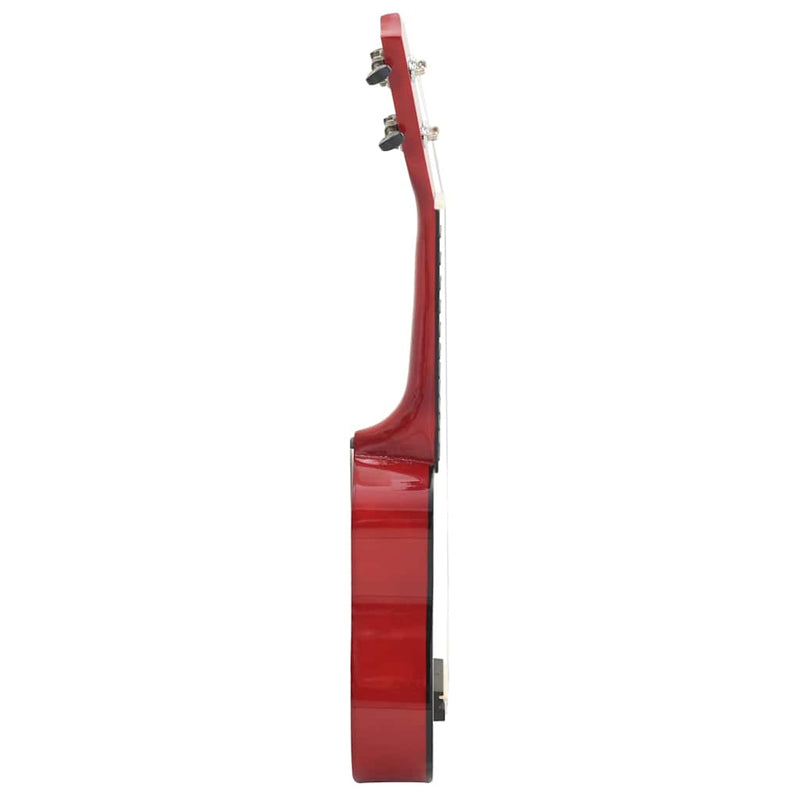 Set ukulele soprano, cu husă, pentru copii, natural, 21"
