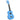 Set ukulele Soprano pentru copii, cu husă, bleu, 21"